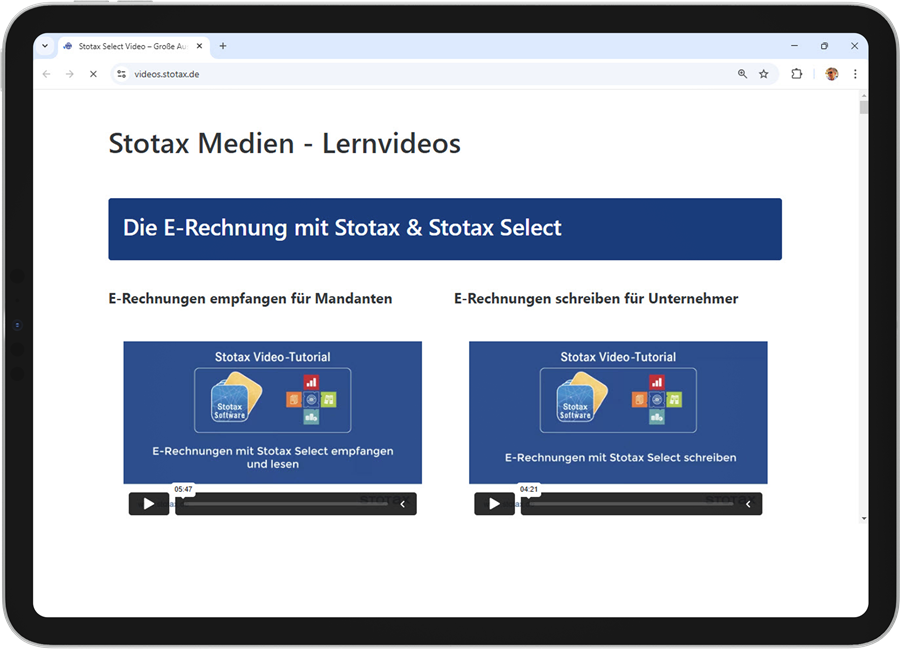 Screenshot: Mitarbeiter schulen