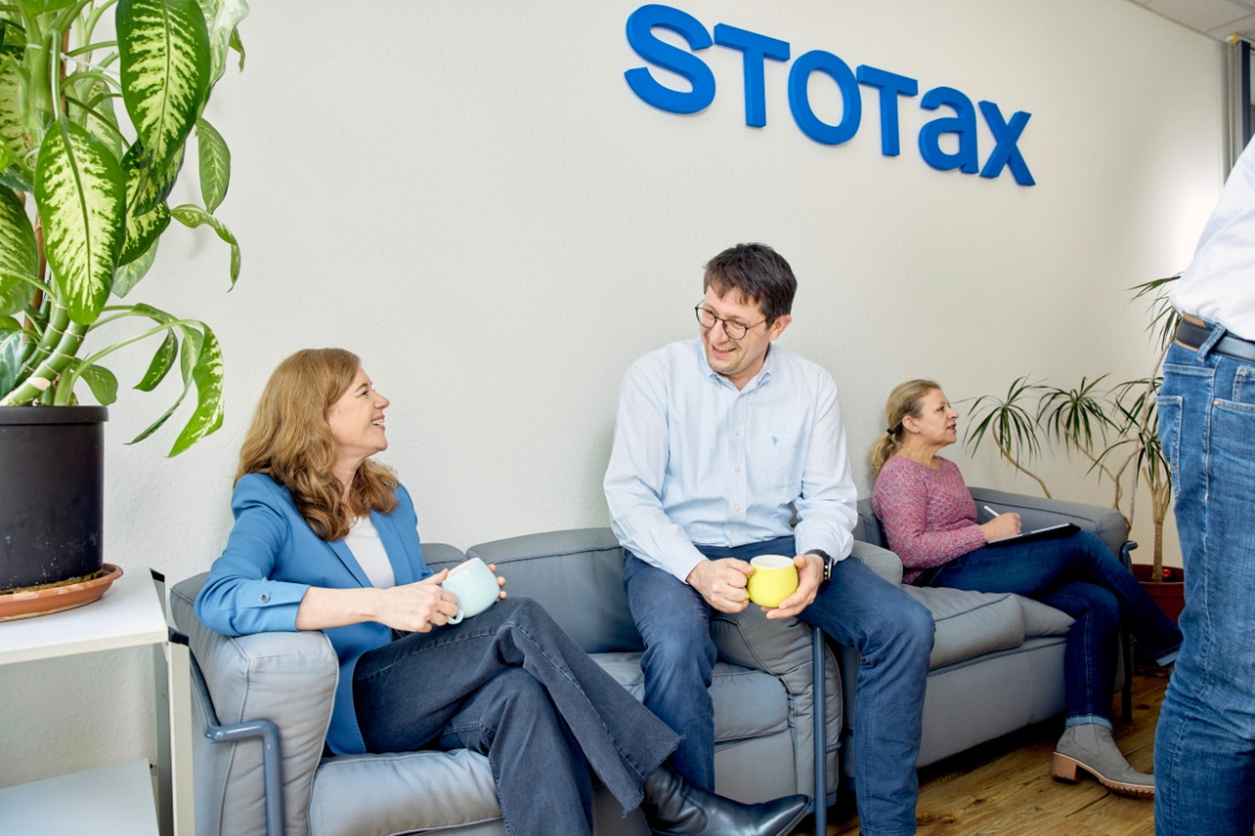 Foto von Mitarbeitern von Stotax in trauter Runde